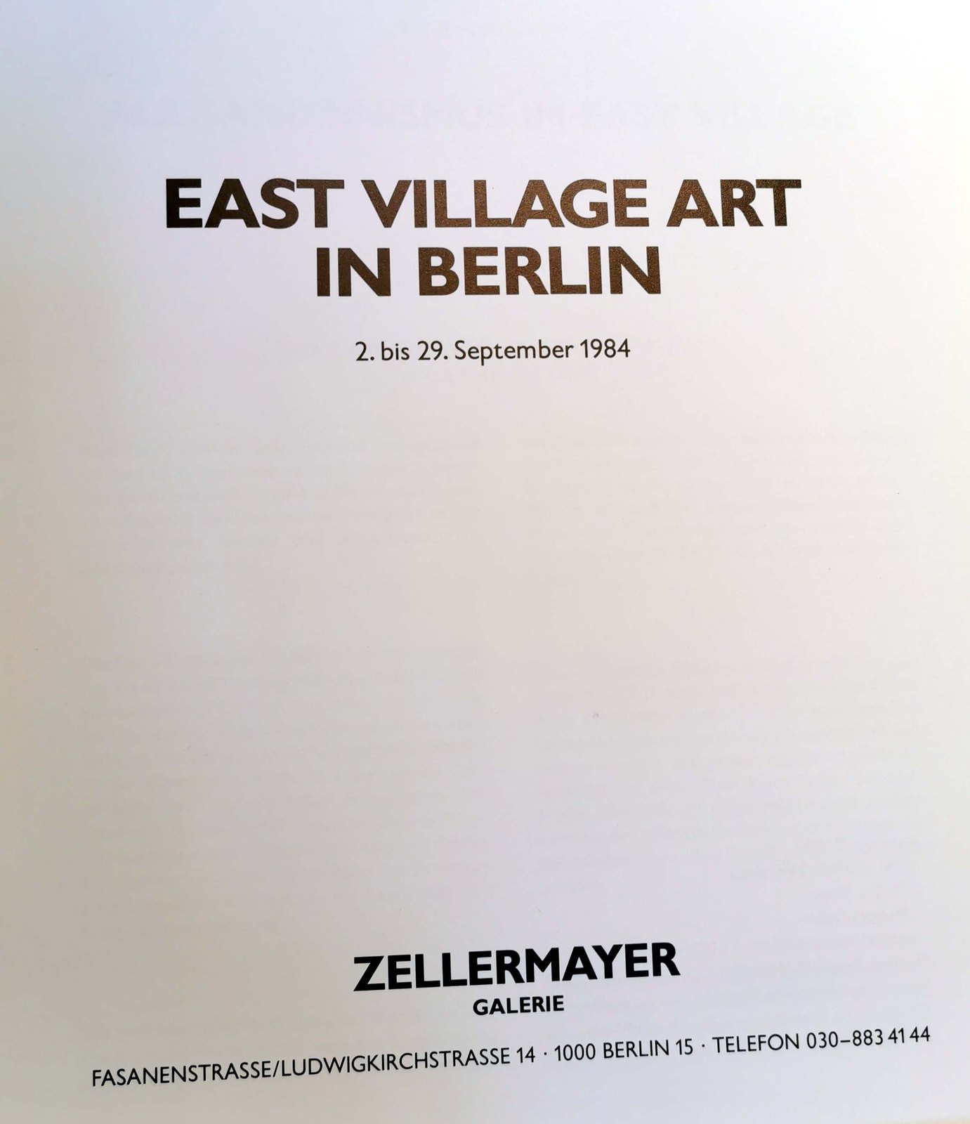 East Village Art in Berlin